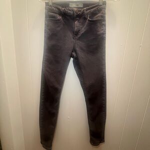Topshop Gray Skinny Jeans Modern Fit